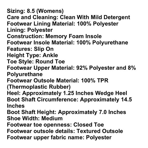 Universal Thread - Women's Brigitte Winter Boots - Cognac - # 8.5 - Picture 8 of 16